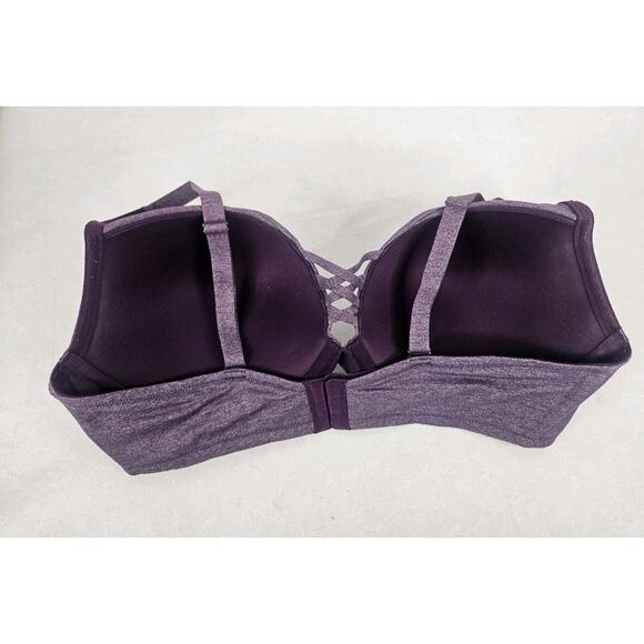 Torrid Curve Purple Lightly Padded Spring Bra Size 40DD - Picture 4 of 8